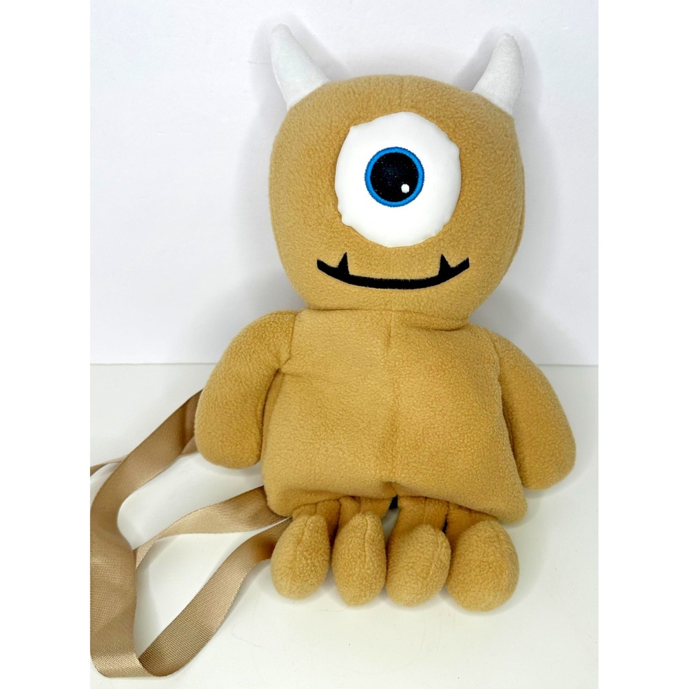 Disney Monsters Little Mikey Plush Sling Purse Adjustable Strap Zipper Bag